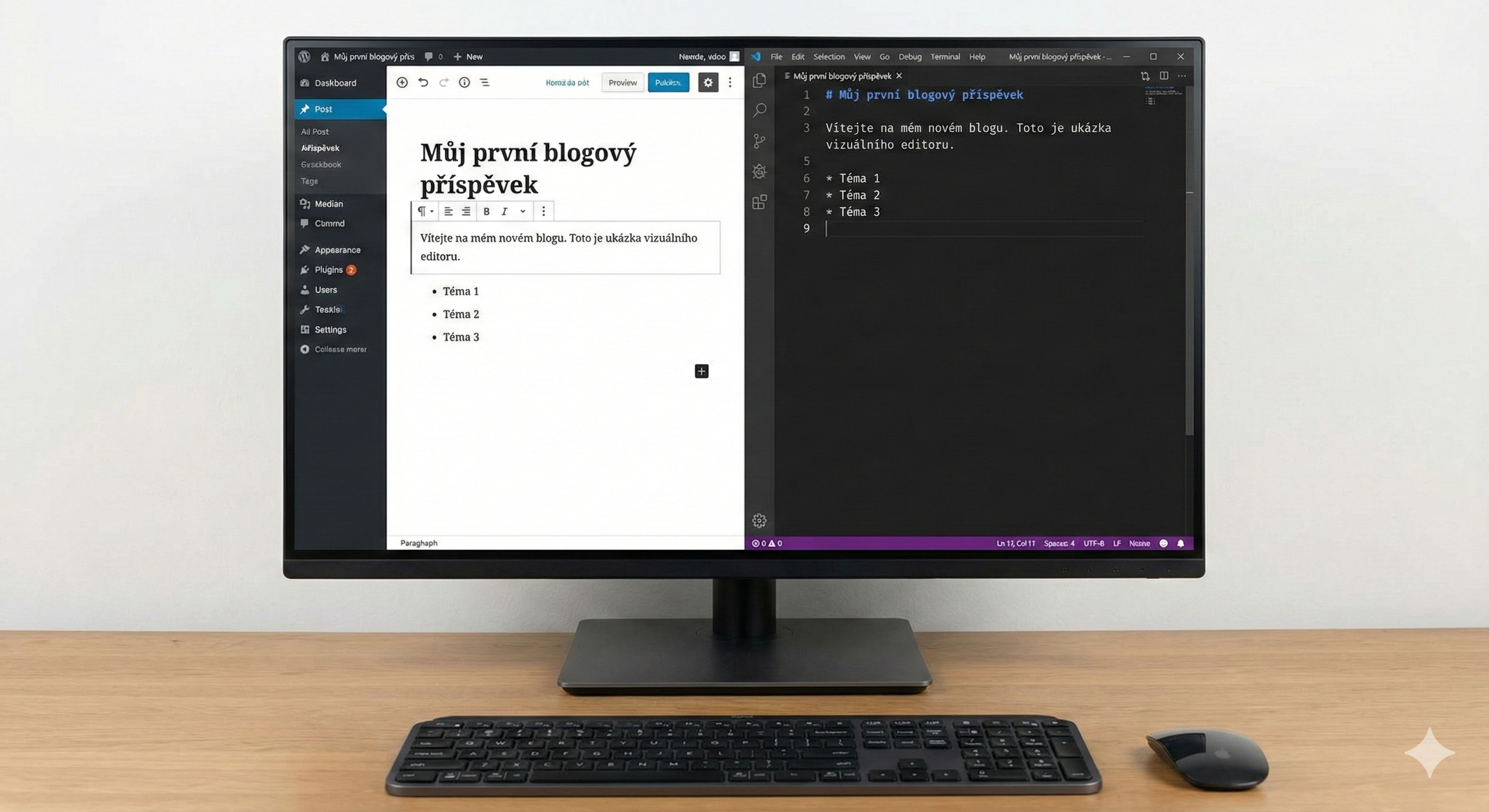 Shadow Markdown WP - screenshot