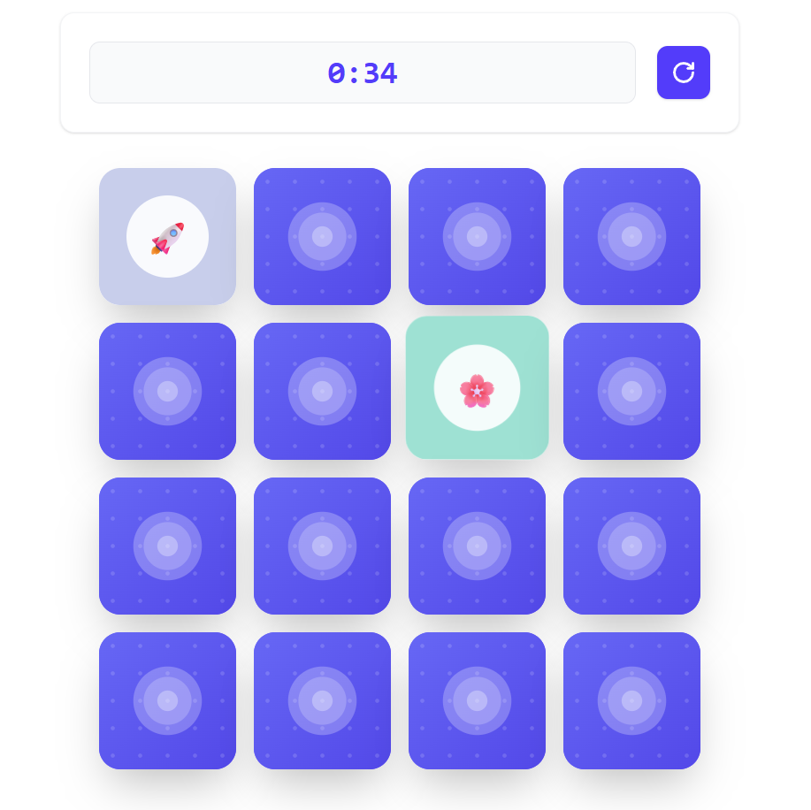 Pexeso WP - screenshot